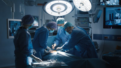 Déroulement d'une opération lors d'une chirurgie bariatrique